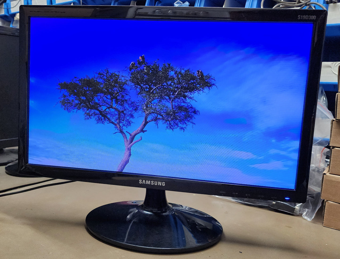 Samsung S19D300NY 18.5" (16:9) 1366x768 resolution LED backlit Monitor, VGA Port (BLACK)