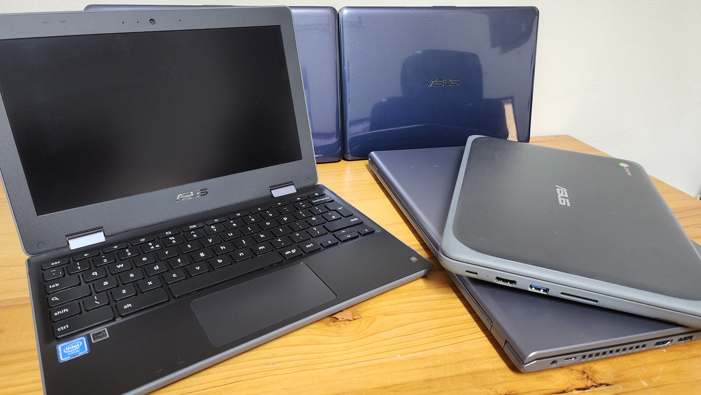 One Lot containing Faulty Asus Chromebooks